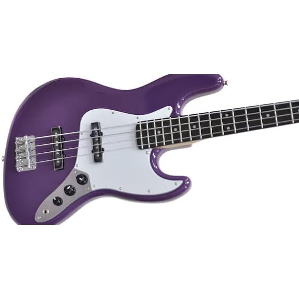 PLAYTECH Electric Bass Jazz Bass Type Purple