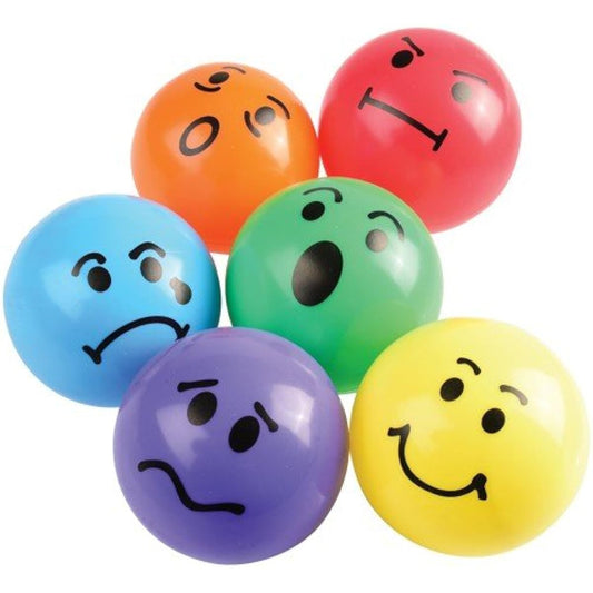 "Express Your Emotions" Set of 6 Soft Vinyl Balls