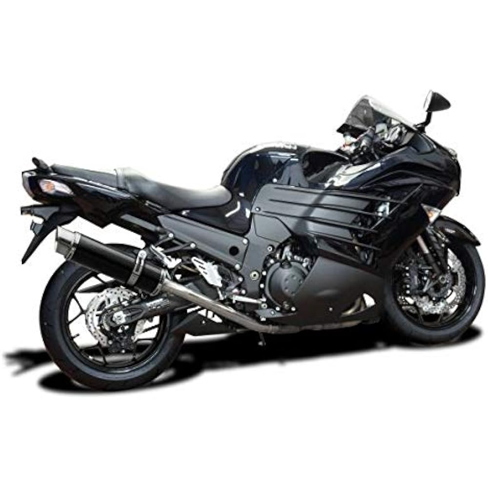 DELKEVIC Slip-on Carbon Muffler for KAWASAKI ZX14R / ZZR1400 2012-2018 350mm KIT2669