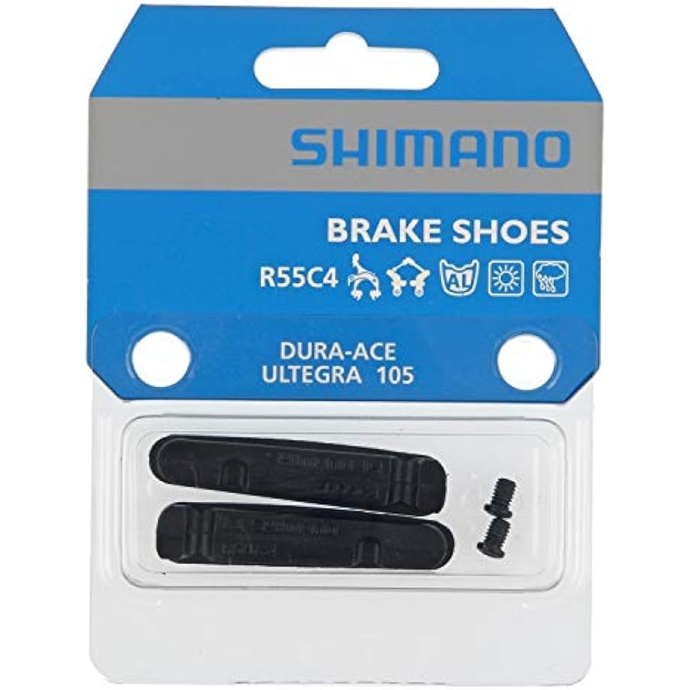 SHIMANO Repair Parts R55C4 Cartridge Type Brake Shoe Set (Left and Right Pair) BR-R9100 BR-R9110-RS Y8L298050
