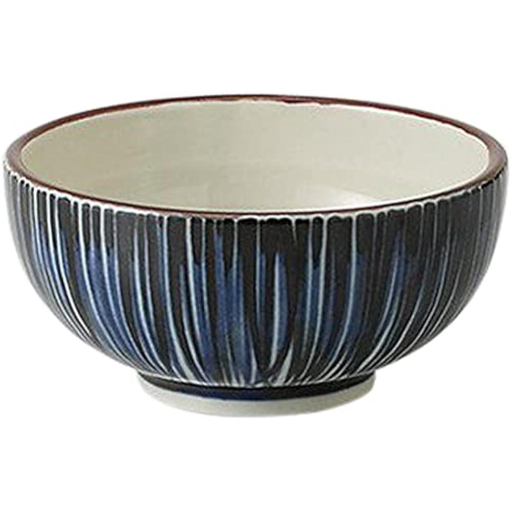 Set of 10 5.5 bowls [17.1 x 8.3cm 574g] [Rice bowl] [Restaurant, Inn, Udon, Soba, Ramen, Japanese tableware, Restaurant, Commercial use]
