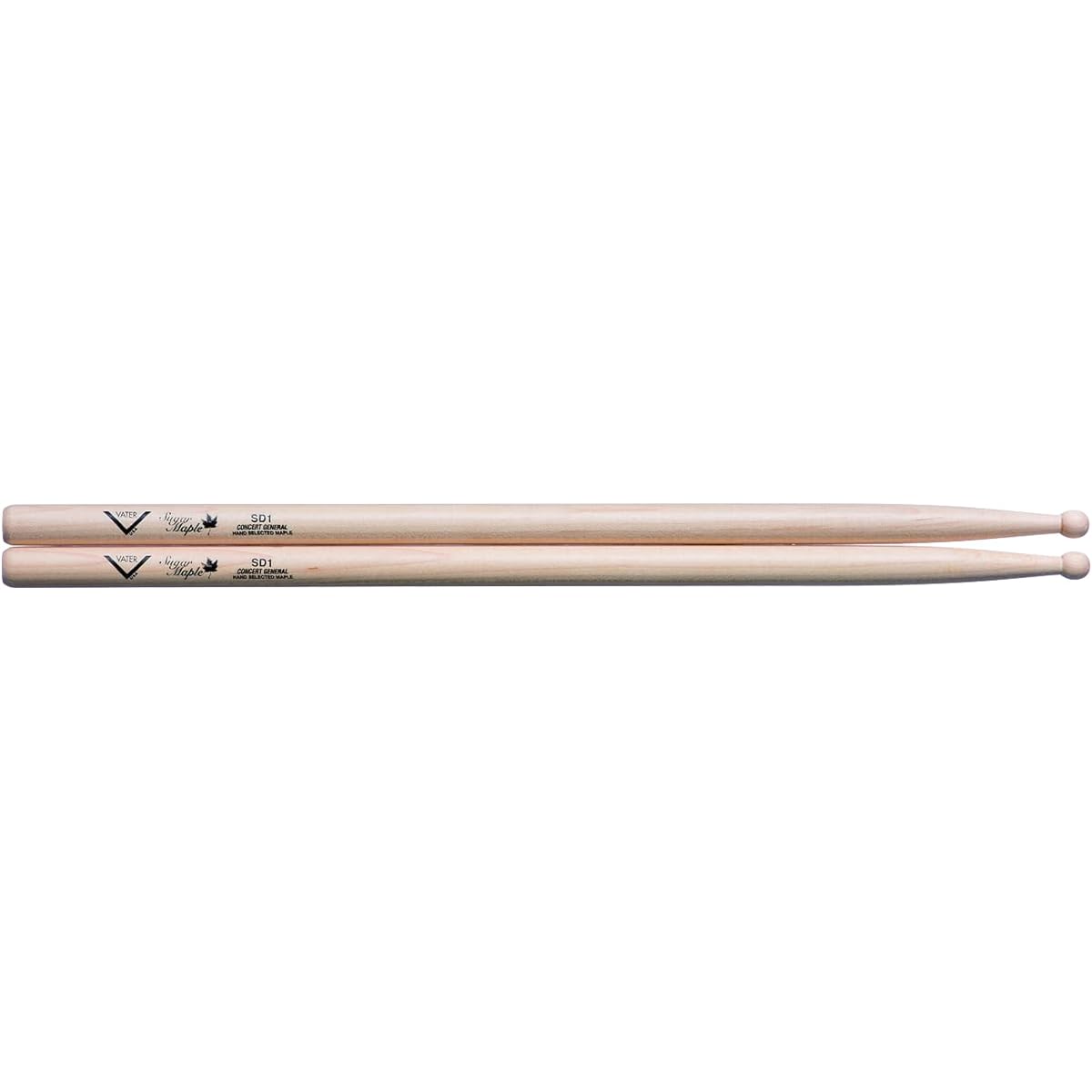 VATER Drumstick SD1 (Concert) VSMCW 1 Dozen Set White