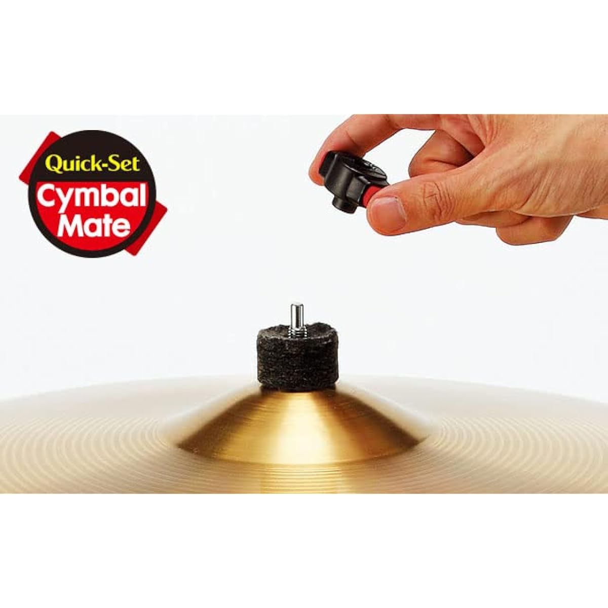 TAMA Z rod and hoop grip bundle package for splash cymbal (long) (MC8ZCYEL)