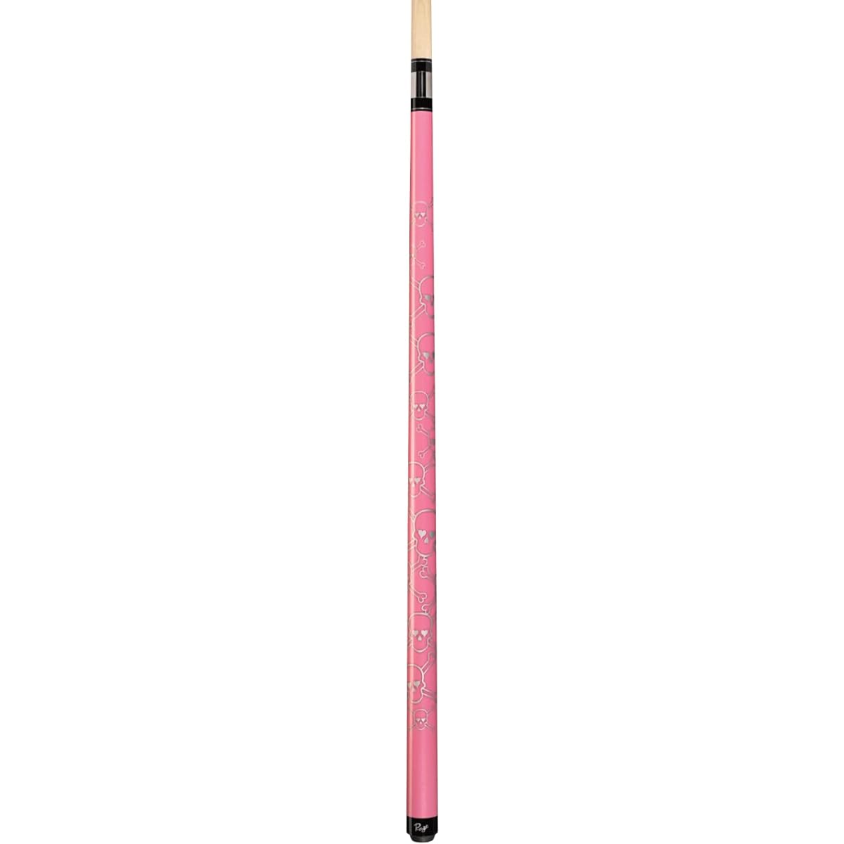 Rage RG88 Graphic Pearly Cotton Candy Pink with Silver Skull and Bones Cue