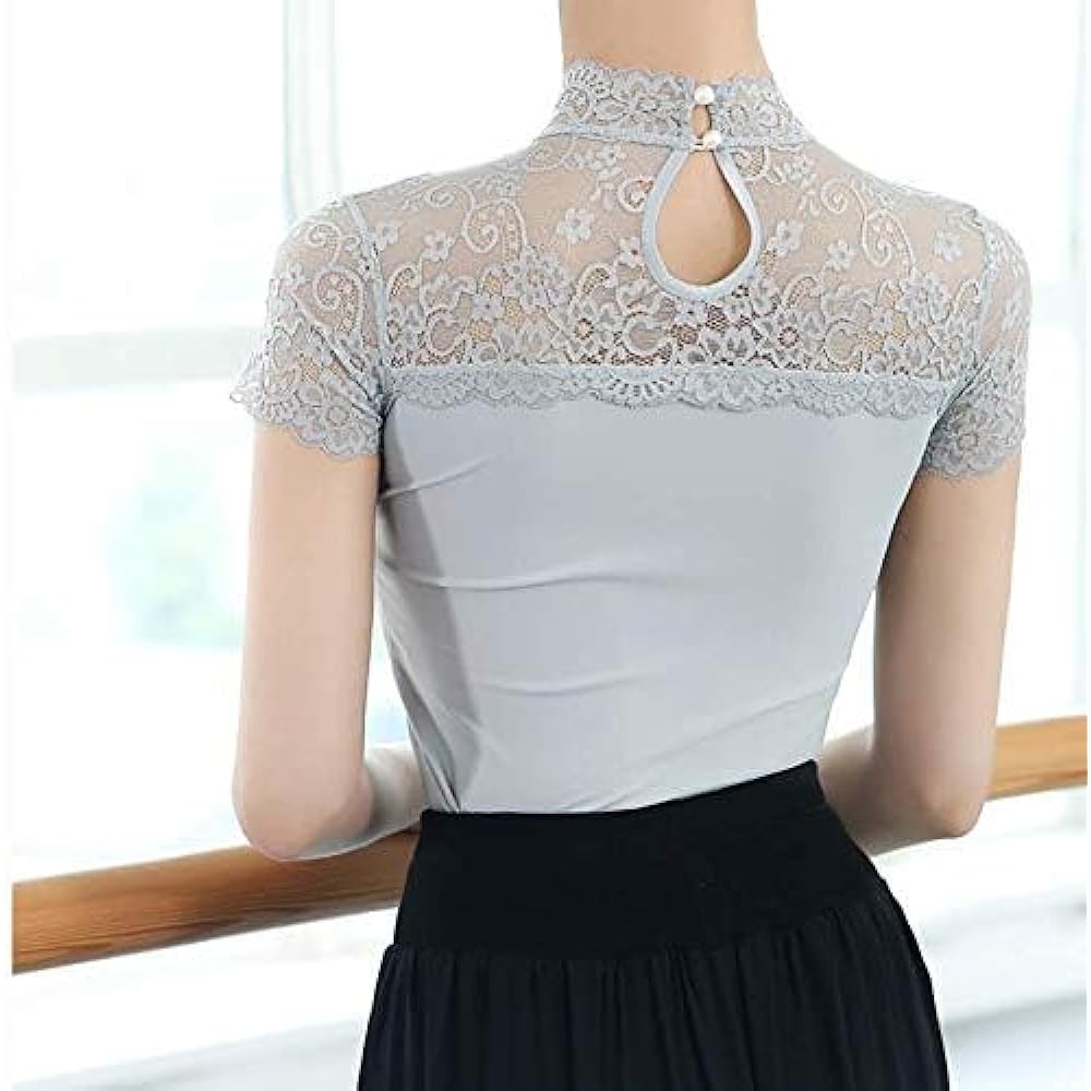 ProDance Lace High Neck Leo Top Ballet Tops PT004M