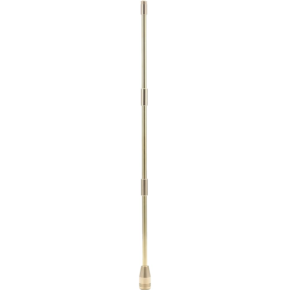 [Nara Dogu Seisakusho] ALL brass fire blowing stick "Nara Blaster" [Compact ver.] 3 pieces 60cm Gold Small