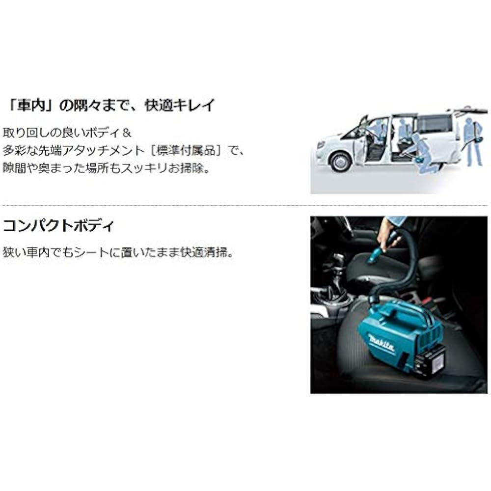 Makita Rechargeable Cleaner 18V Battery/Charger Sold Separately/Soft Bag Included CL184DZ