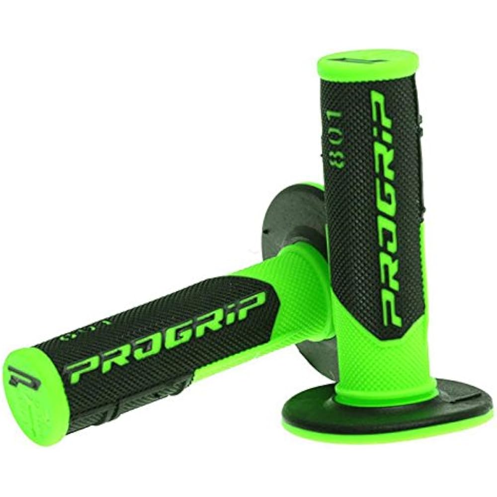 Progrip Grips Pa080100 VF02 Progrip Motocross 801 / Fluorescent Green/Black by Pro Grip