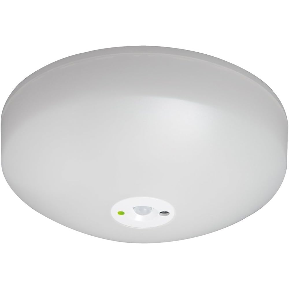 Iris Ohyama LED Ceiling Light, Small, 100W Equivalent, Bulb Color, Human Sense, Sensor Included, 700lm SCL7L-MS