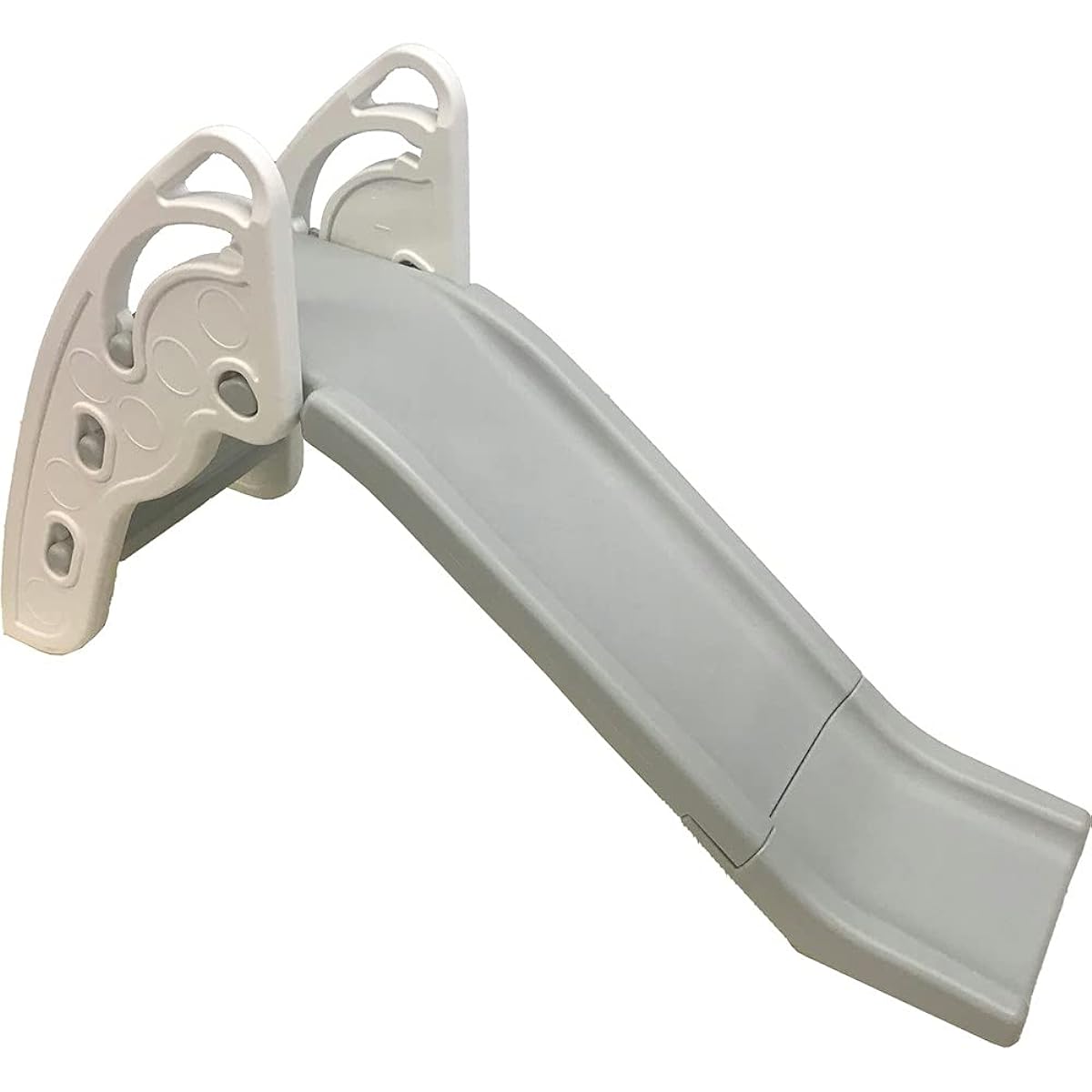 Iris Plaza Indoor Slide, Foldable, Compact, Indoor, Safe, Sturdy, Width 46.3 x Depth 134 x Height 76.6 cm, Gray x White, PZ90113