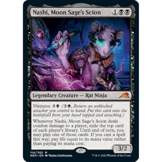 Magic: The Gathering - N/A Scion of the Moonsage (114) - Foil - Kamikawa: Neon Dynasty