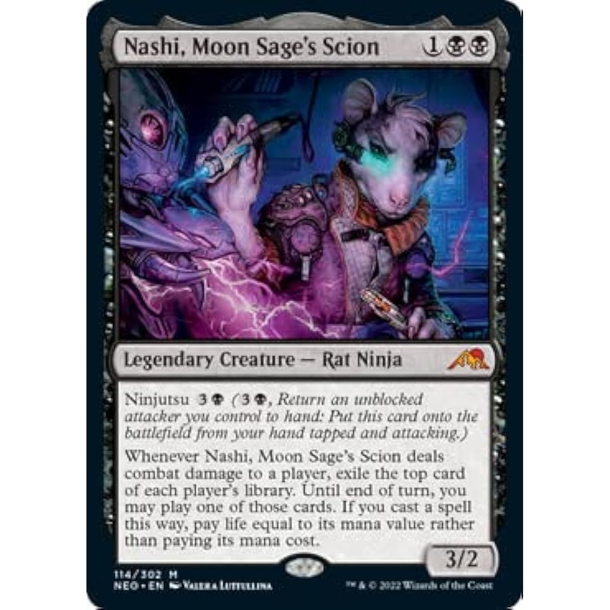 Magic: The Gathering - None Scion of the Moon Sage (114) - Kamikawa: Neon Dynasty