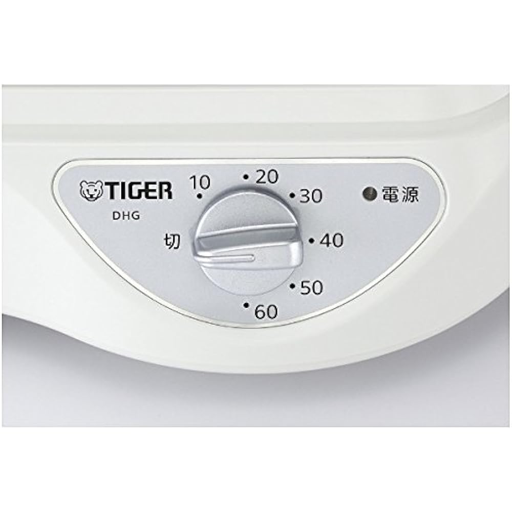 TIGER Dish Dryer Sarapica AG Antibacterial Processing Filter High Temperature Approx. 100℃ Hot Air Drying for 6 People DHG-T400W White