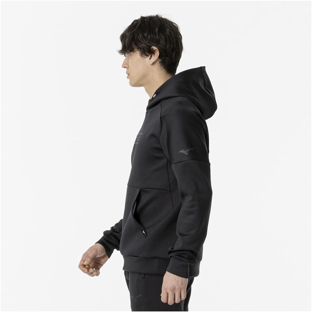 [Mizuno] Training Wear Stretch Sweat Pullover Hoodie Parka 32MCA561