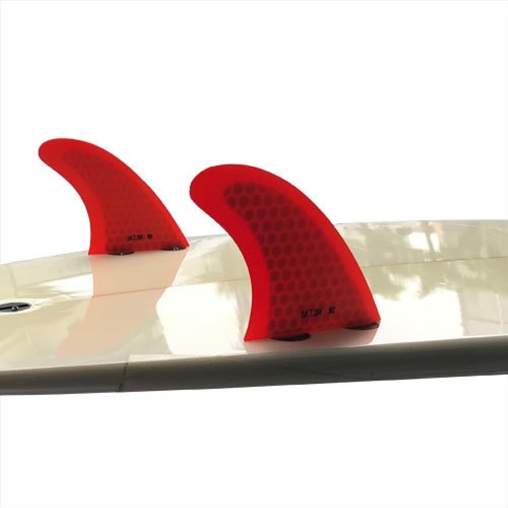 Modex DCFS M1-R2 Carver rear 2 fins for quad +6mm (tail offset) PERFORMANCE CORE 2-piece set M1-R2-W