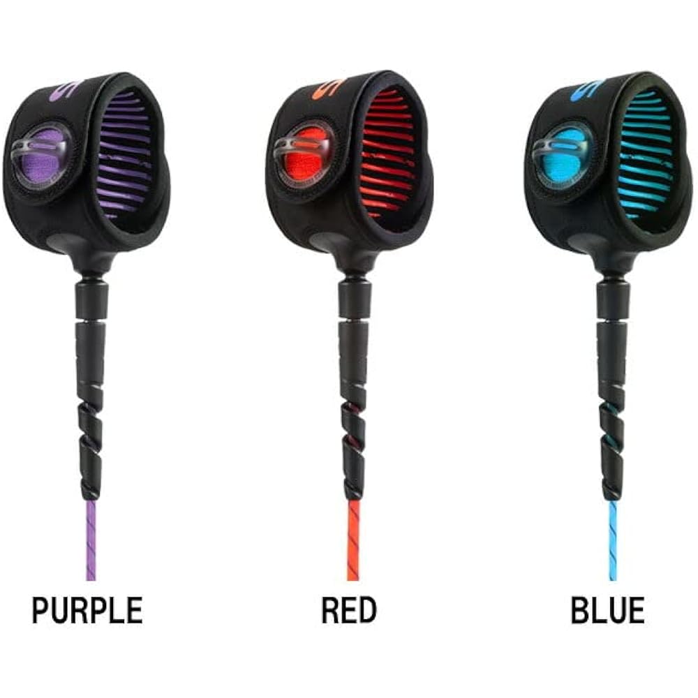 FCS FREEDOM HELIX LEASH 6' ALL ROUND/FCS Freedom Helix Leash All Round Ankle Surfing Shortboard