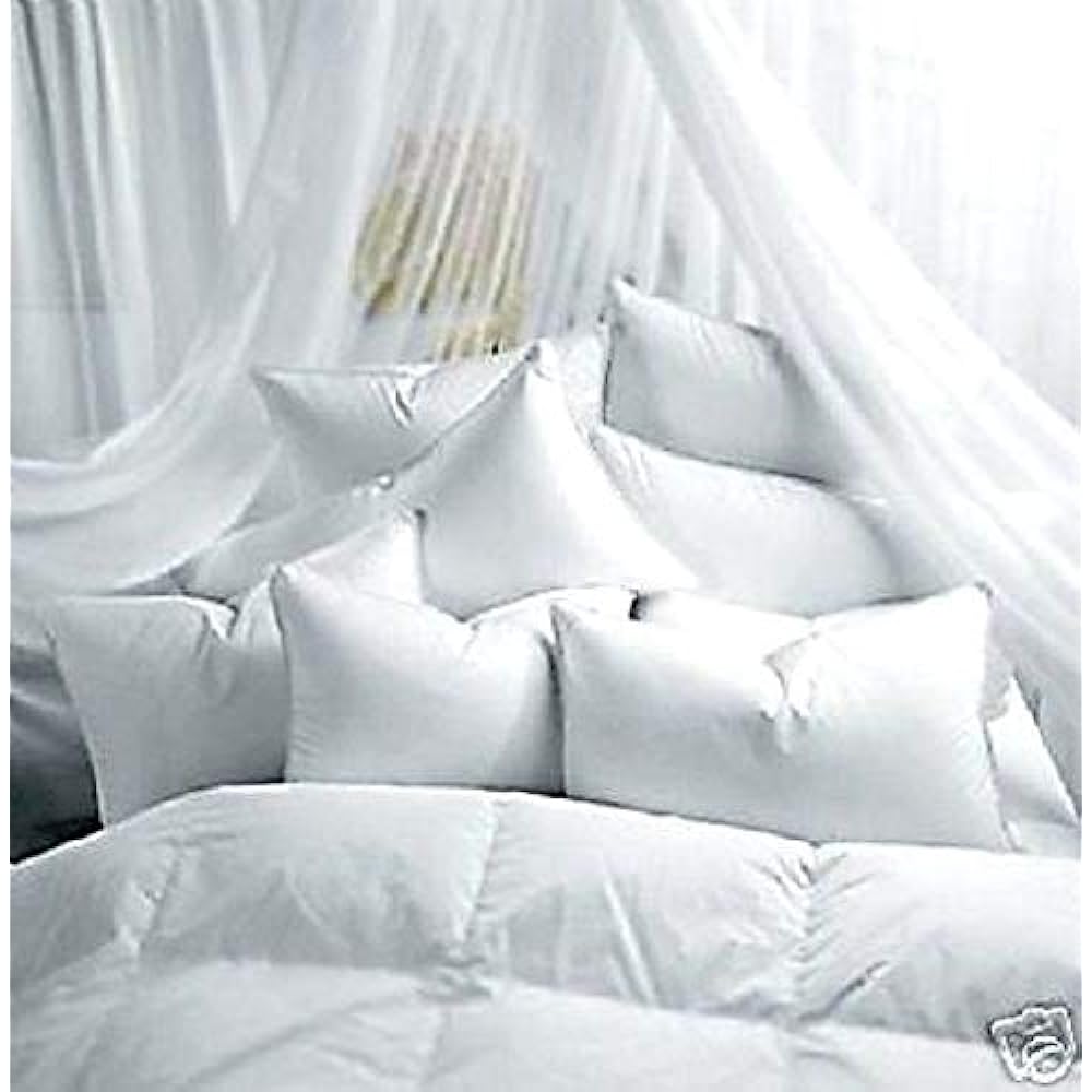 [Safe and secure German-made washable premium mother goose feather pillow] 63x43cm (800g) 30% down from the prestigious Masur region of Poland, height medium to slightly low