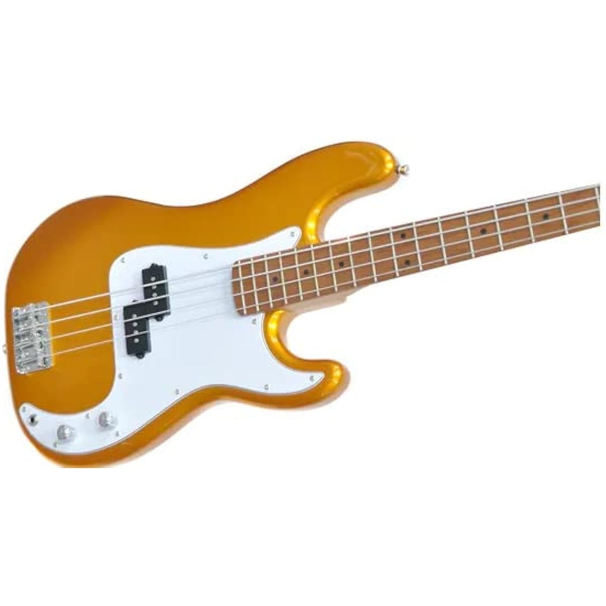 PLAYTECH Electric Bass Precision Bass Type Gold [Carbonized Maple Neck]