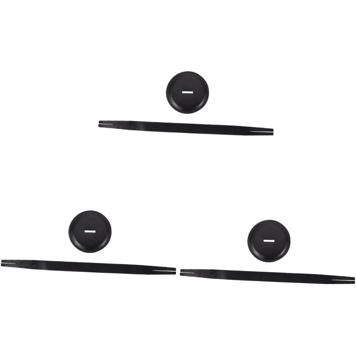 Vaguelly 3 Piece Set Army Cymbal Pad Chic Cymbal Guard Pad Professional Cymbal Pad Standard Leather Cymbal Strut Portable Cymbal Strut Cymbal Finger Strut Leather