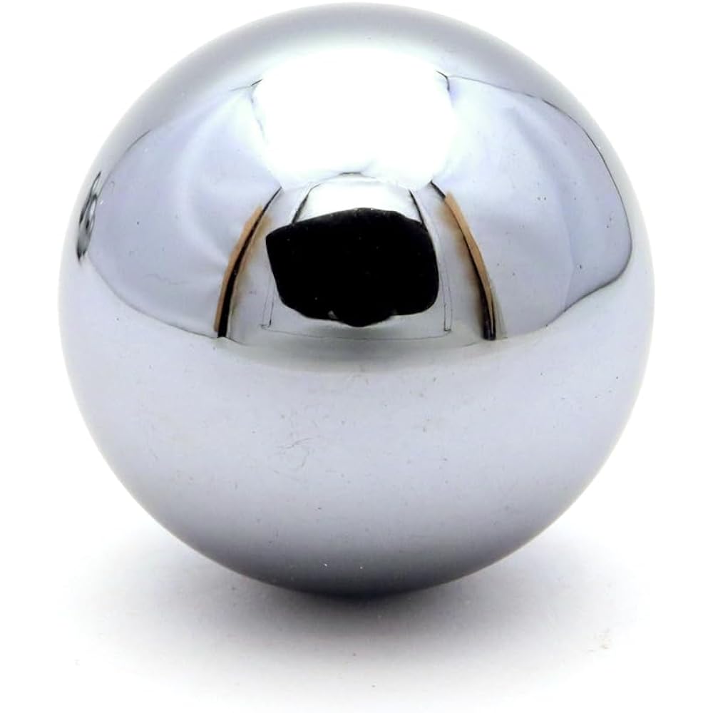 [GOLD STONE] Terahertz ore, round ball, diameter approx. 30mm, with pedestal, glossy surface, mirror finish, high purity, natural stone that can be submerged in the bath, power stone, sphere, figurine, etc.