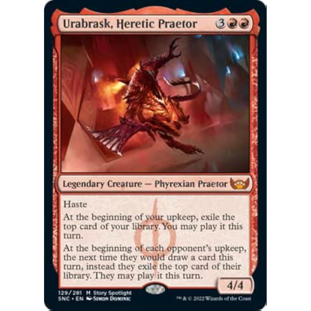 Magic: The Gathering - Urabrask, Heretic Praetor (129) - City of New Kapena
