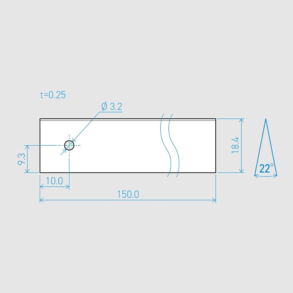 Kai Razor Blade, Excellent Sharpness, Thin Blade, Made in Japan, Machiseki Cutlery, Set of 50, For Mechanical Cutting Machines, Light Work, DIY 0.25 x 18.4 x 150L 22° Cutter Replacement Blade 750BH2056
