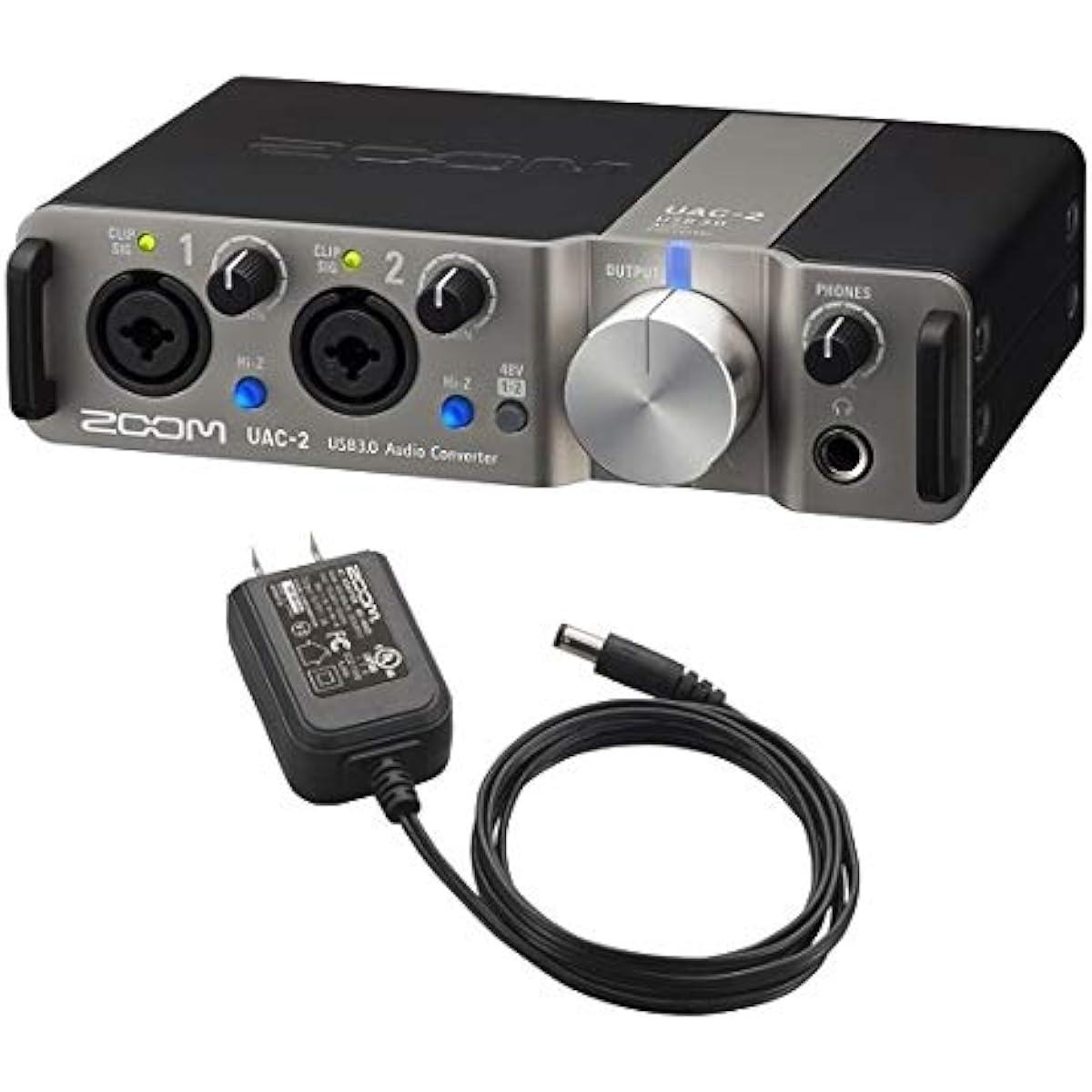[Genuine AC adapter/AD-14 included] ZOOM/Zoom UAC-2 2-in/2-out, USB3.0 SuperSpeed standard audio interface