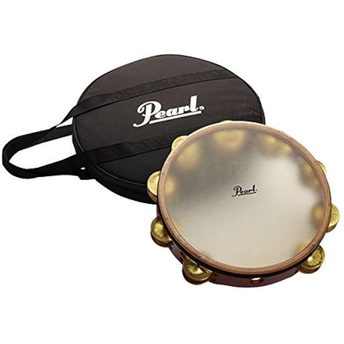 Pearl Symphonic Tambourines with soft case PETM-10CT#DB