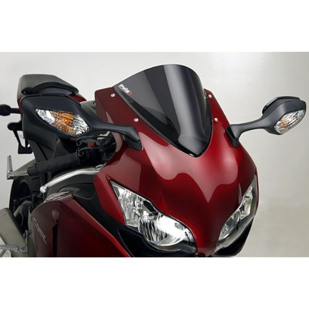 Puig 4623F RACING-SCREEN [DARK SMOKE] HONDA CBR1000RR (08-11/EBL-SC59 exclusive) Puig Screen Cowl Motorcycle Bike Parts