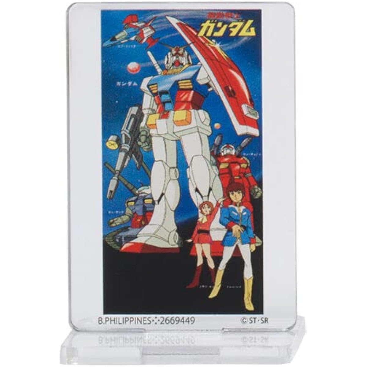 Gundam Poster Acrylic Stand 01 [Set of 8 (Complete)] Gacha Capsule Toy