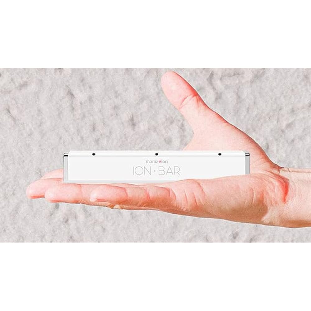System Talks Air Purifier [MamaionBAR Black] Small Air Purifier Small Tabletop Bar Air Purifier Virus Removal Virus Countermeasure Deodorizing Sterilization Pollen Tobacco Dust Pet Baby Mama House Dust Allergies PM2.5 Mold Quiet Portable Palm Size Compac