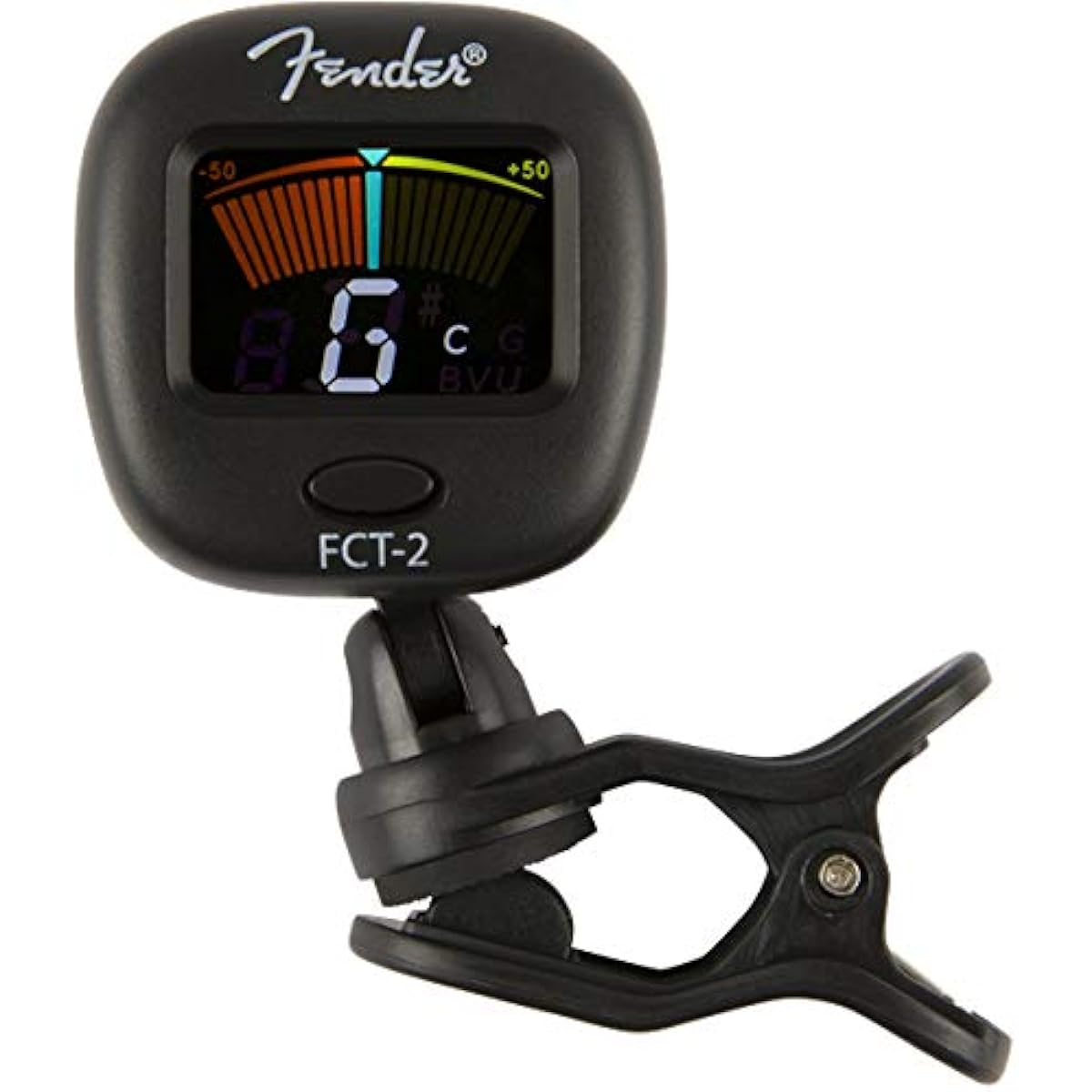 Fender FCT-2 Clip-on Tuner Bundle with Fender Pick Sampler and Fender Online Lesson