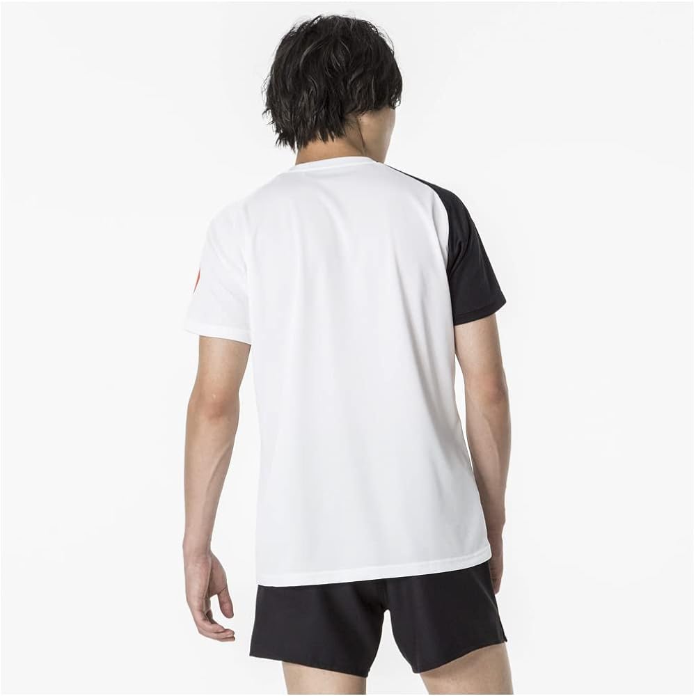 [Mizuno] Volleyball Wear FUNTAST Practice Shirt Short Sleeve Sweat Absorbent Quick Drying V2MAA101