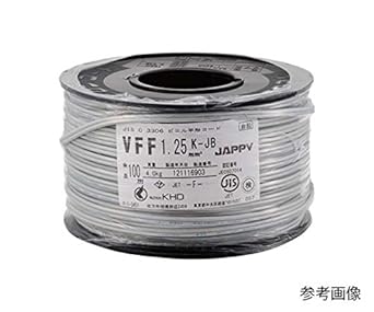 JAPPY Vinyl flat cord VFF 0.75mm gray/62-3146-29