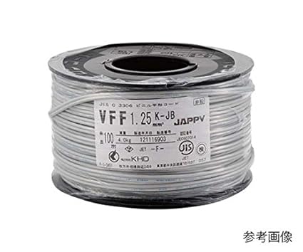 JAPPY Vinyl flat cord VFF 0.75mm gray/62-3146-29