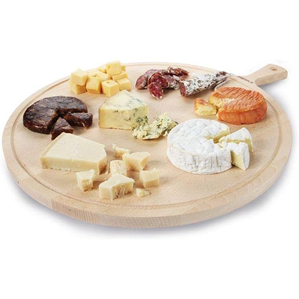 BOSKA Sheet Cutting Board Wood 615x500x20 mm Cheese Board Amigo XXL 358123