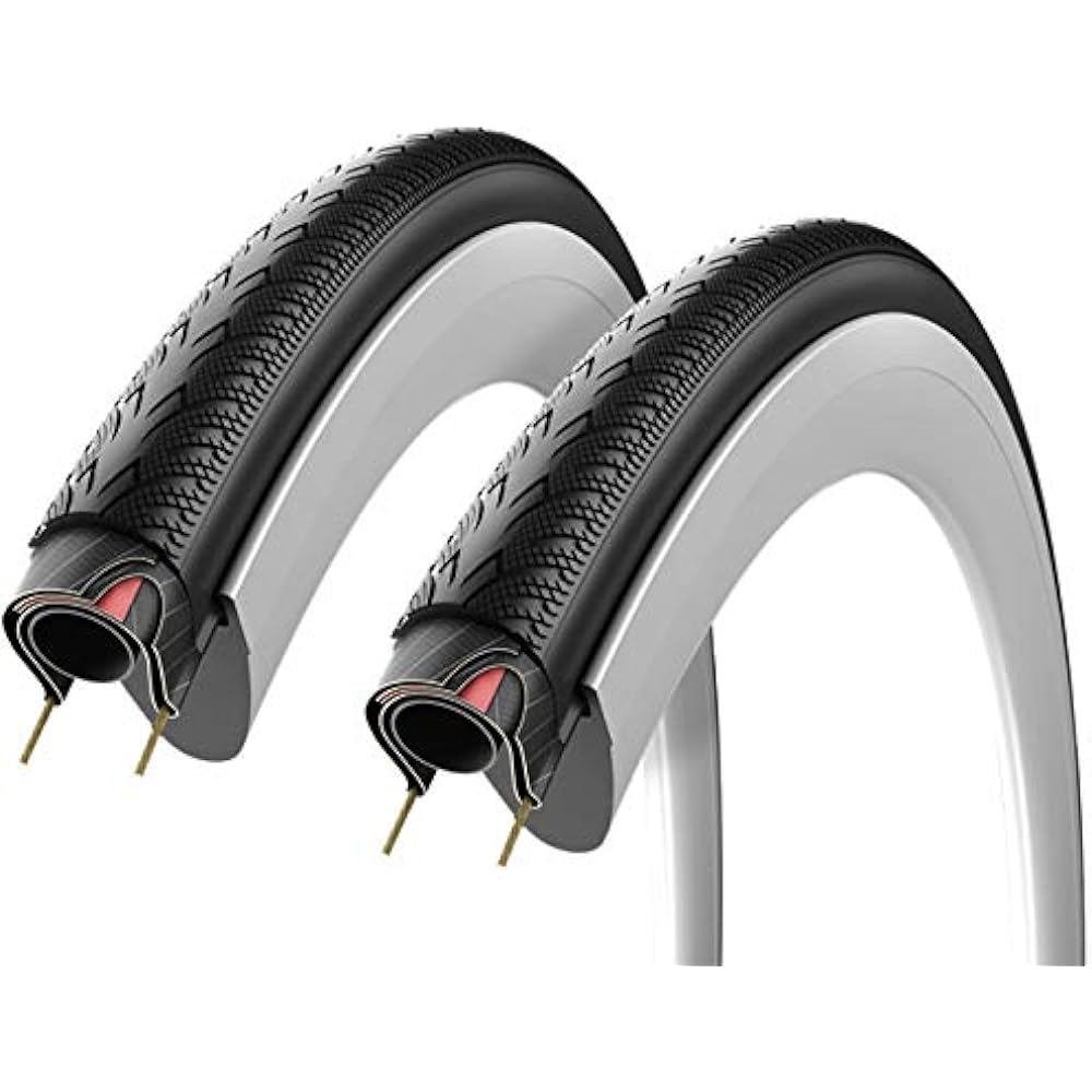Set of 2 Vittoria Zaffiro Pro Training 700x23c(23-622) Clincher Tires [Parallel Import]
