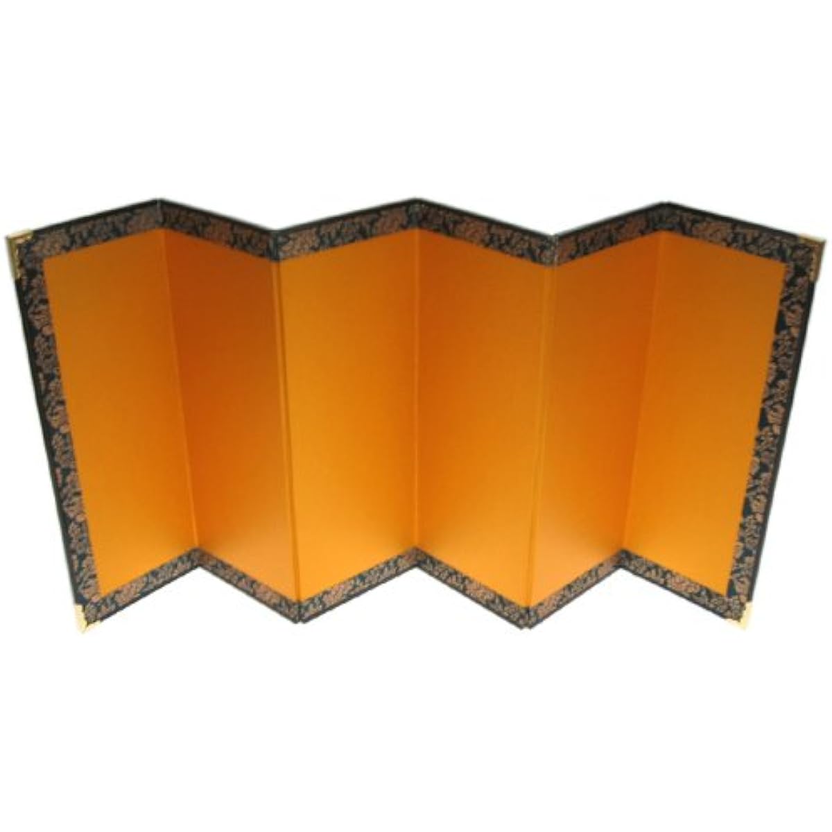 Mini folding screen, ancient sutra-sized folding screen [with silky grain] / height 29cm