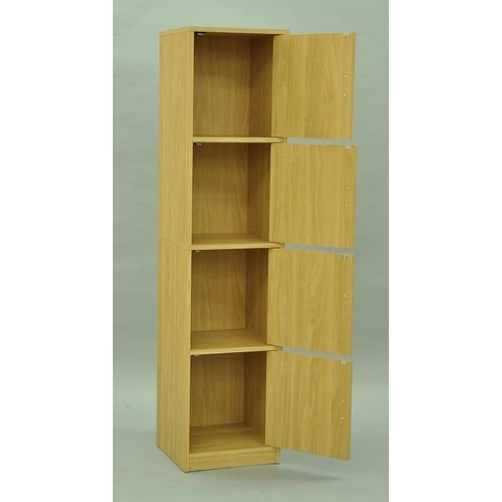 AIS Open Shelf Rack Natural 39.5x38x166.8cm GTBX-002