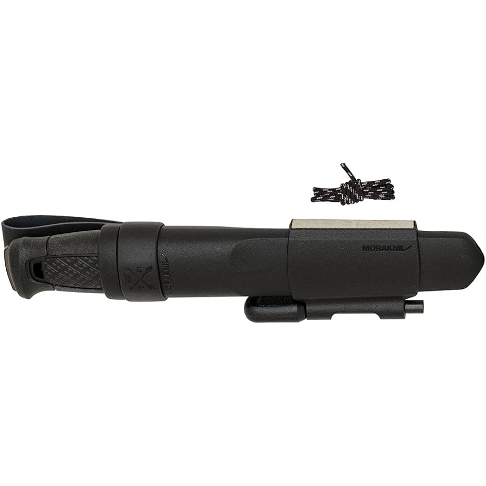 Morakniv Garberg Black Blade Survival Kit Carbon Blade Thickness 3.2mm Full Tang Knife Wood Chopping