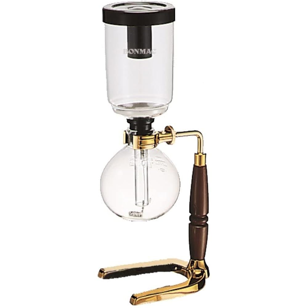 Bonmac Gold Siphon 5-piece set TCA-2GD-BM etc. [Coffee Kobo Nana Set]