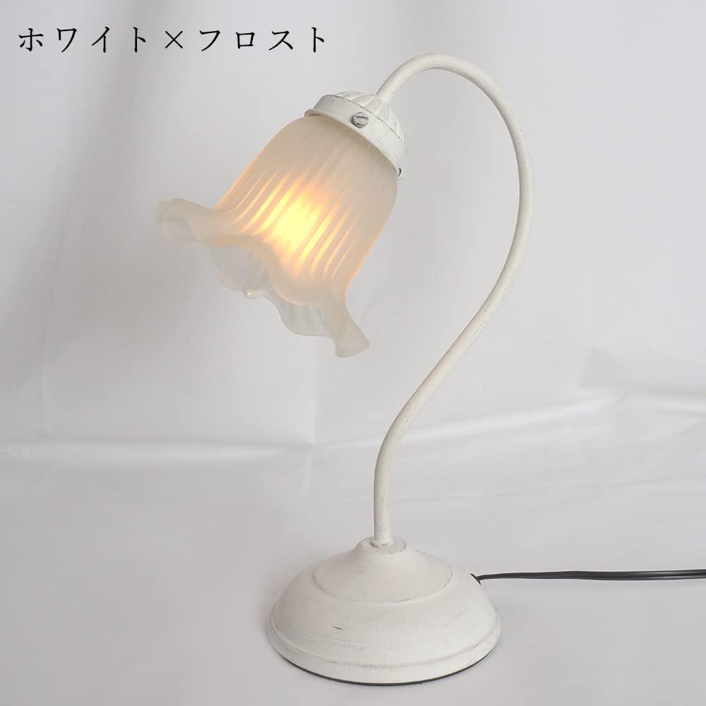 Mula Ellen Table Lamp Night Lamp Touch Sensor Dimming 3 Levels Incandescent Bulb Included OF-069-1 (Antique White, Frosted Glass)