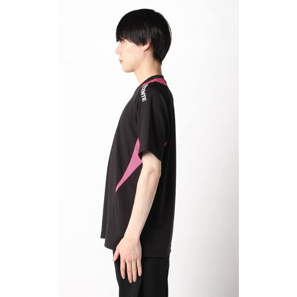 DESCENTE T-Shirt, Short Sleeve Game Shirt, Volleyball Standard, Sweat Absorbent, Quick Drying, Dry Stretch, Unisex, Men's, Women's, Practice, Club Activities, Club