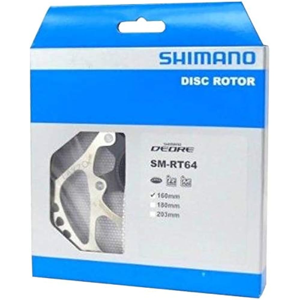 SHIMANO Disc Rotor SM-RT64-S 160mm Center Lock Narrow Type ESMRT64SI3C DEORE