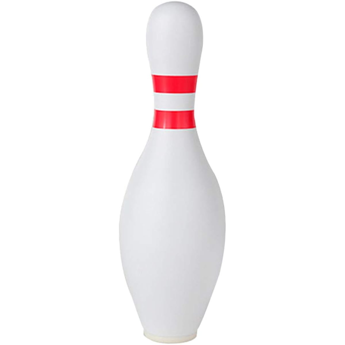 Garneck Bowling Pin Bank Unbreakable Plastic Coin Bank Unique Design Money for Kids Traders (White)