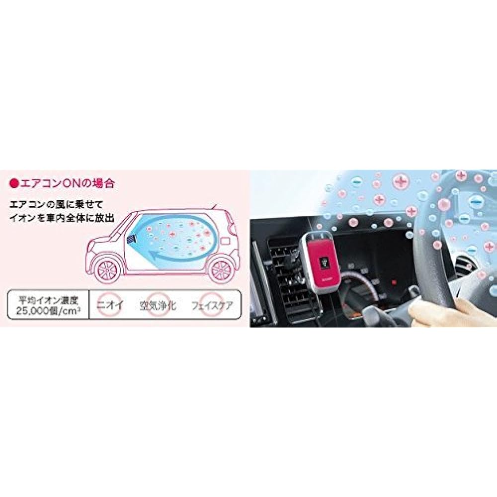 Sharp Ion Generator Equipped with Plasmacluster for Car Black IG-FC1-B