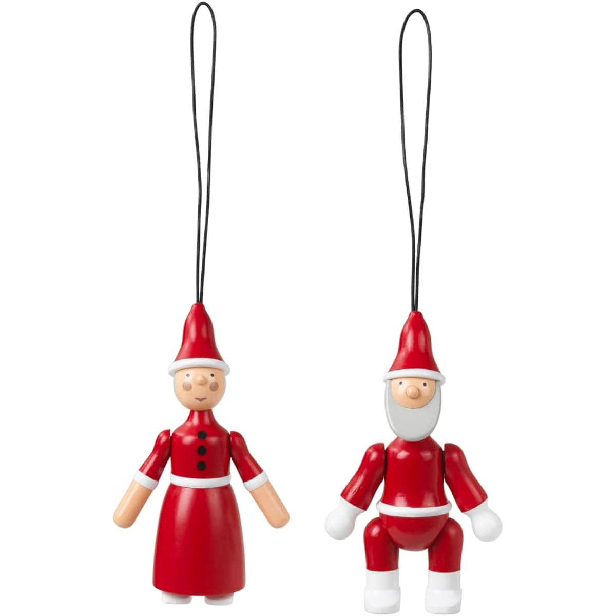 Kai Bojesen Denmark Ornament Santa Claus & Clara Santa Claus KAY BOJESEN DENMARK 39322