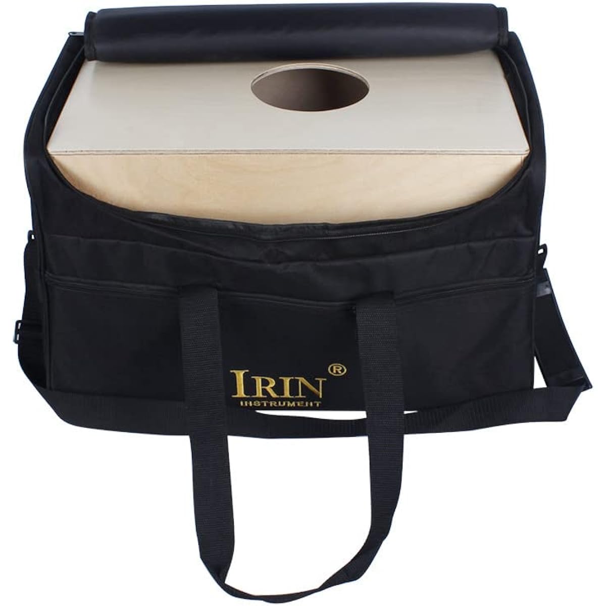 Vaguelly Padded Cajon Bag Bongo Drum Bag Cajon Box Drum Bag with Carry Grip & Shoulder Strap Oxford Cloth Cajon Storage Bag