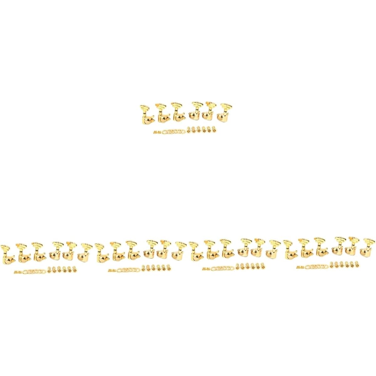 VICASKY 5-Piece Guitar String Set, Zinc Alloy, for Folk Guitar, Electric Guitar, Bass