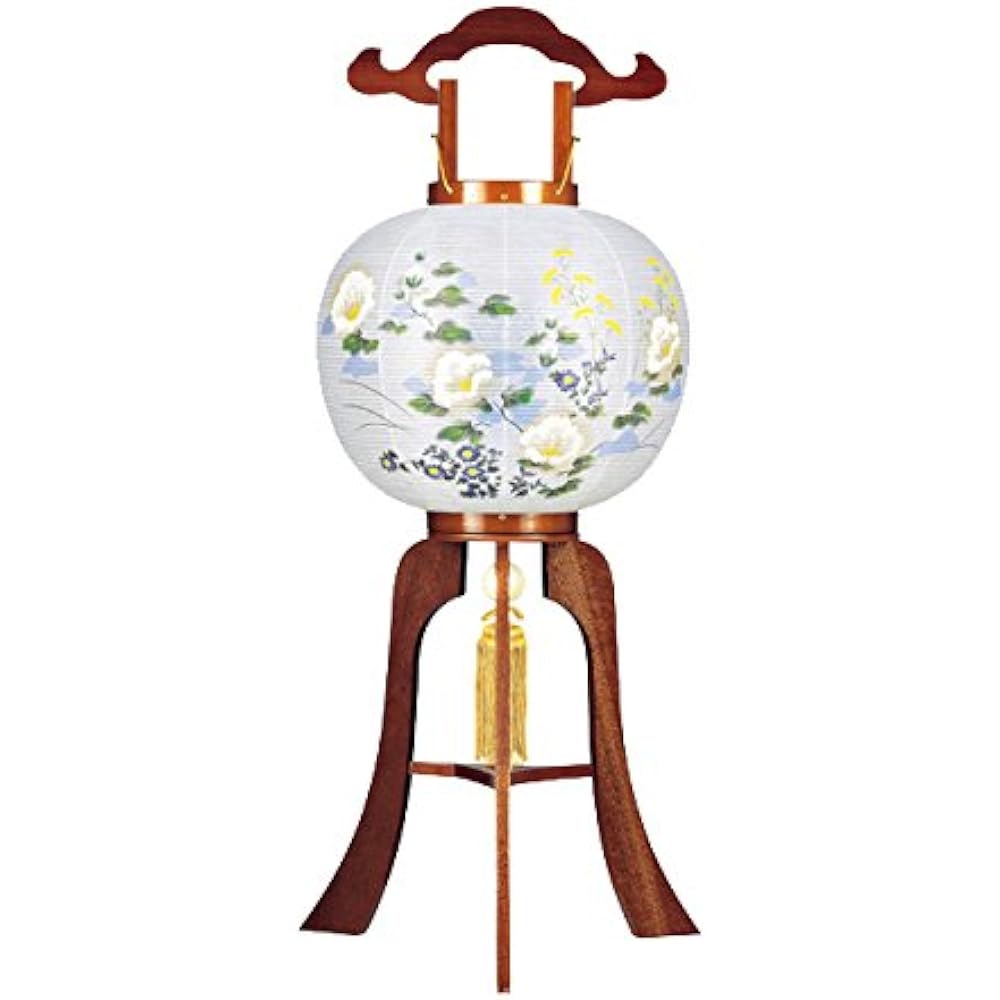 Kyoto Buddhist altar Hayashi Bon lantern Bon lantern [Precious wood craft lantern Shotoku No. 11 (with rotating light) Natural wood] Height 84cm Wooden hanging lantern [Kyoto Buddhist altar Hayashi cross set]